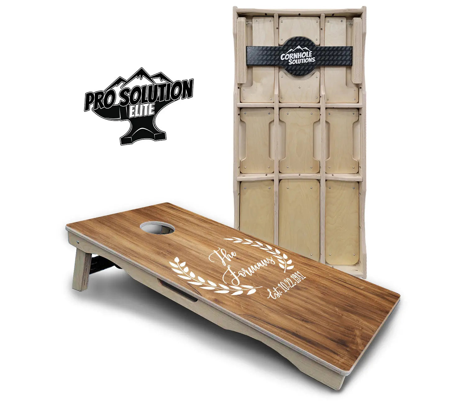 Laurel Cornhole Boards - Pro Solution Elite Series by Cornhole Solutions, custom cornhole board main product photo