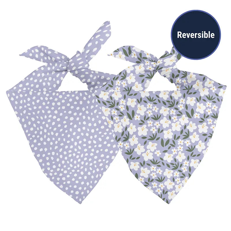 Lavender Dog Bandana by Dog Bandana Co., pet accessory detail photo 2