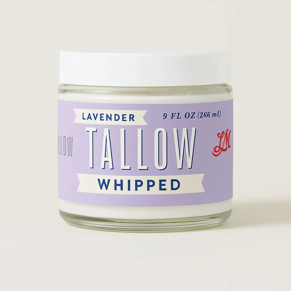 Lavender Tallow Gift Set - Premium Relaxation Bundle | Skincare, Candle & Soap The Lady May