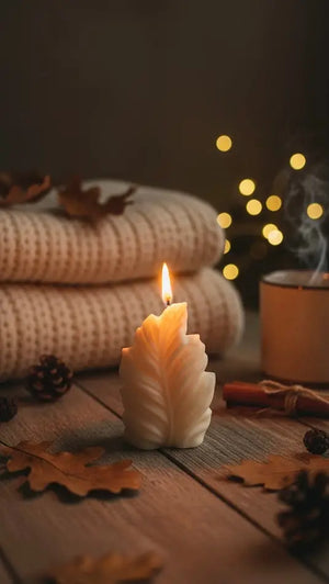 Leaf Candle - Main Street Collective