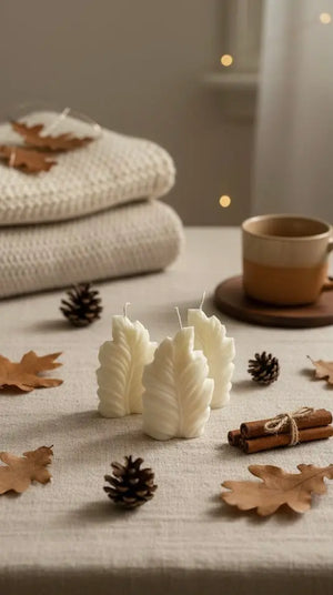 Leaf Candle - Main Street Collective