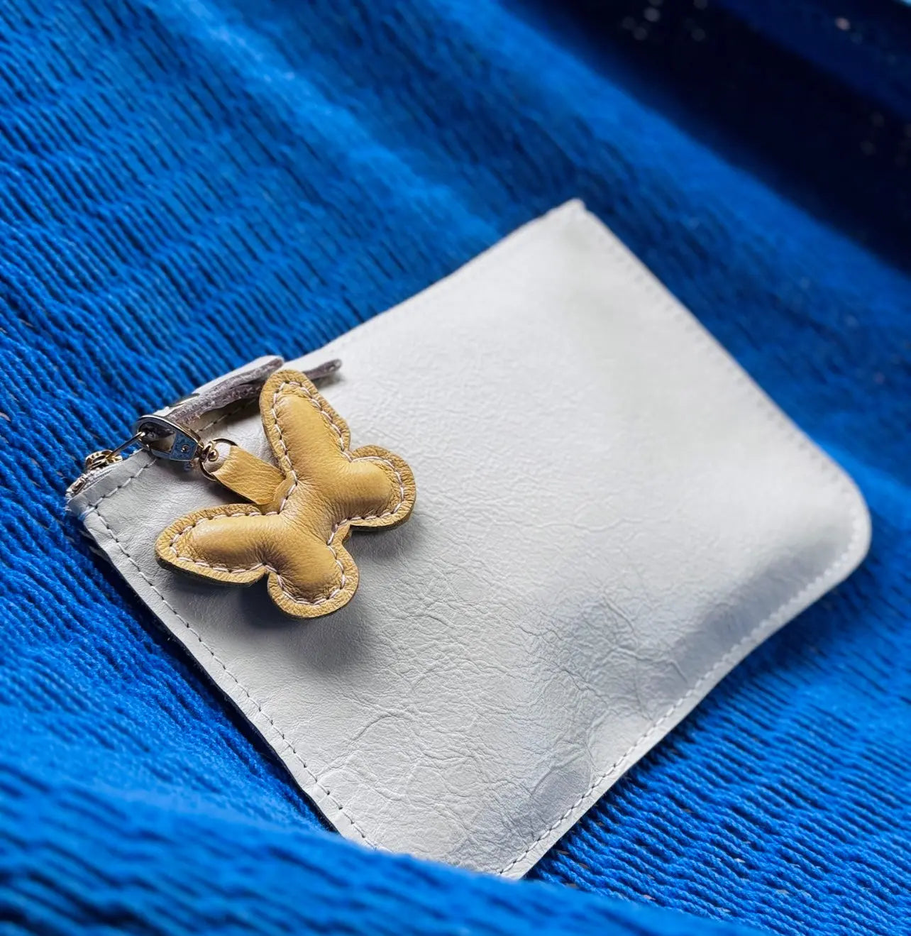 Leather Butterfly Charm Feelhandmade