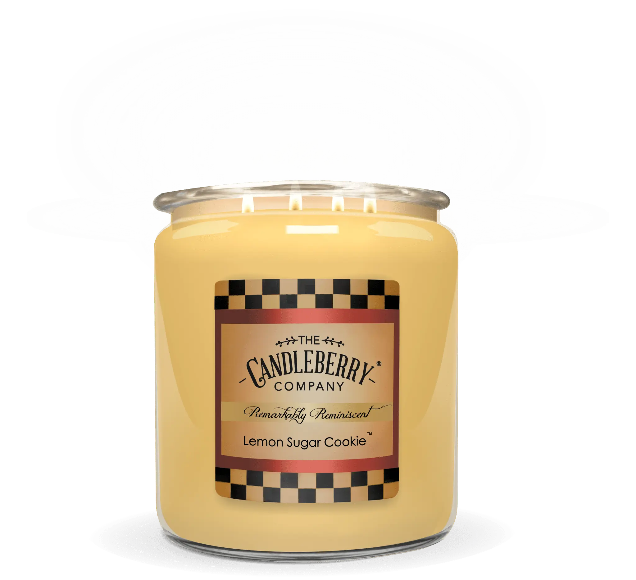 Lemon Sugar Cookie™, 4 - Wick, Cookie Jar Candle (Collective) by The Candleberry® Candle Company, scented candle detail photo 2
