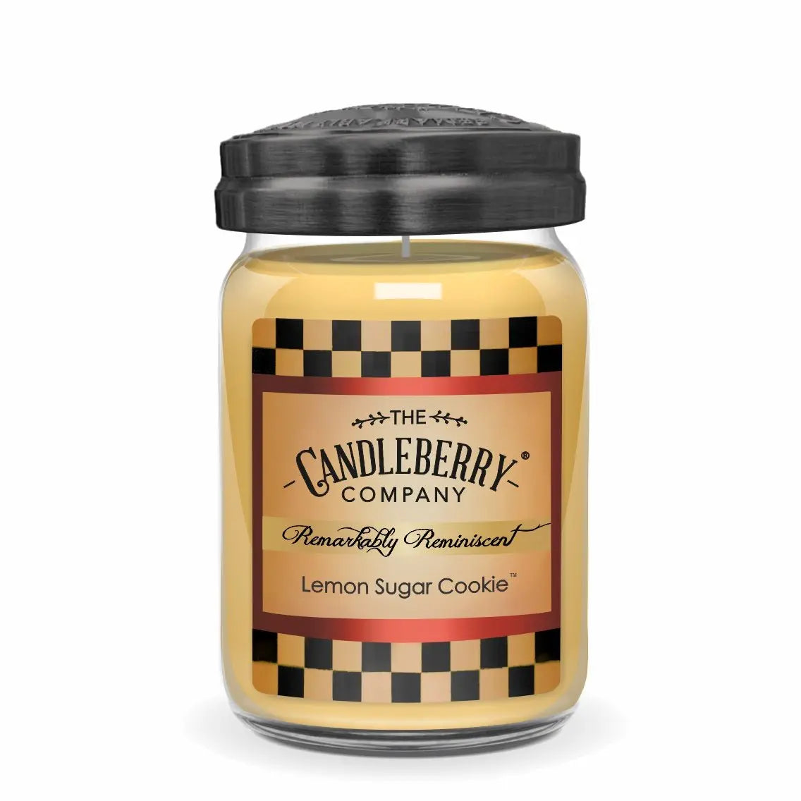 Lemon Sugar Cookie™, Large Jar Candle (Collective) by The Candleberry® Candle Company, scented candle main product photo