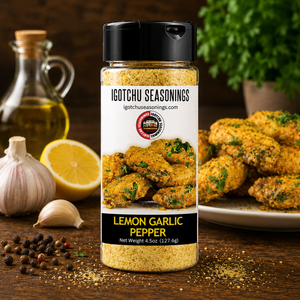 Igotchu Lemon Garlic Pepper seasoning by Igotchu Seasonings, Southern food gift main product photo
