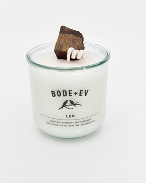 Leo | Bold Leather, Amber + Vanilla | July 23 to August 22 by Bode + Ev image 1