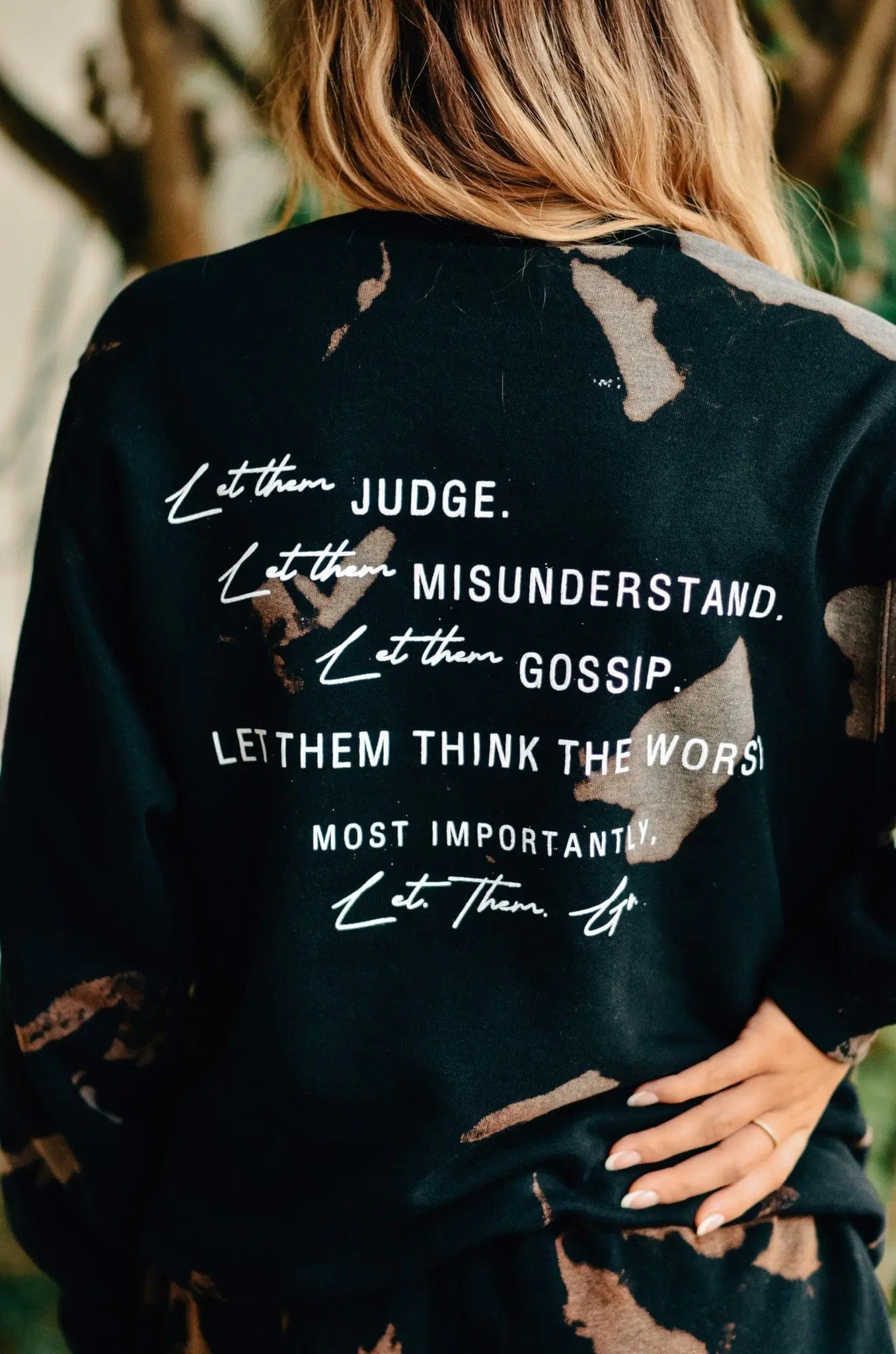 Let Them Bomba Sweatshirt by Southern Bliss Company, Southern lifestyle apparel main product photo