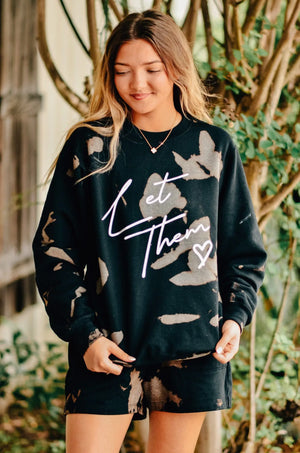 Let Them Bomba Sweatshirt Southern Bliss Company