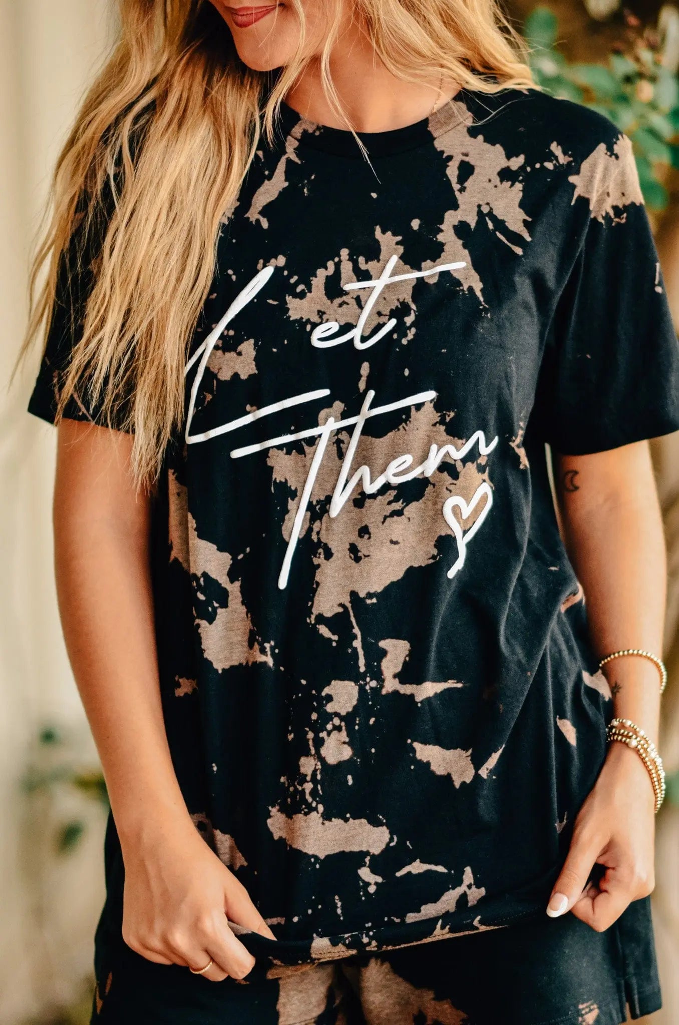 Let Them Bomba Tee by Southern Bliss Company, Southern lifestyle apparel main product photo