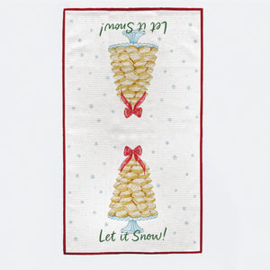 Let it Snow! Beignet Tree Kitchen Towel Nola Tawk