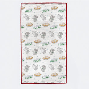 Let it Snow! Beignet Tree Kitchen Towel Nola Tawk