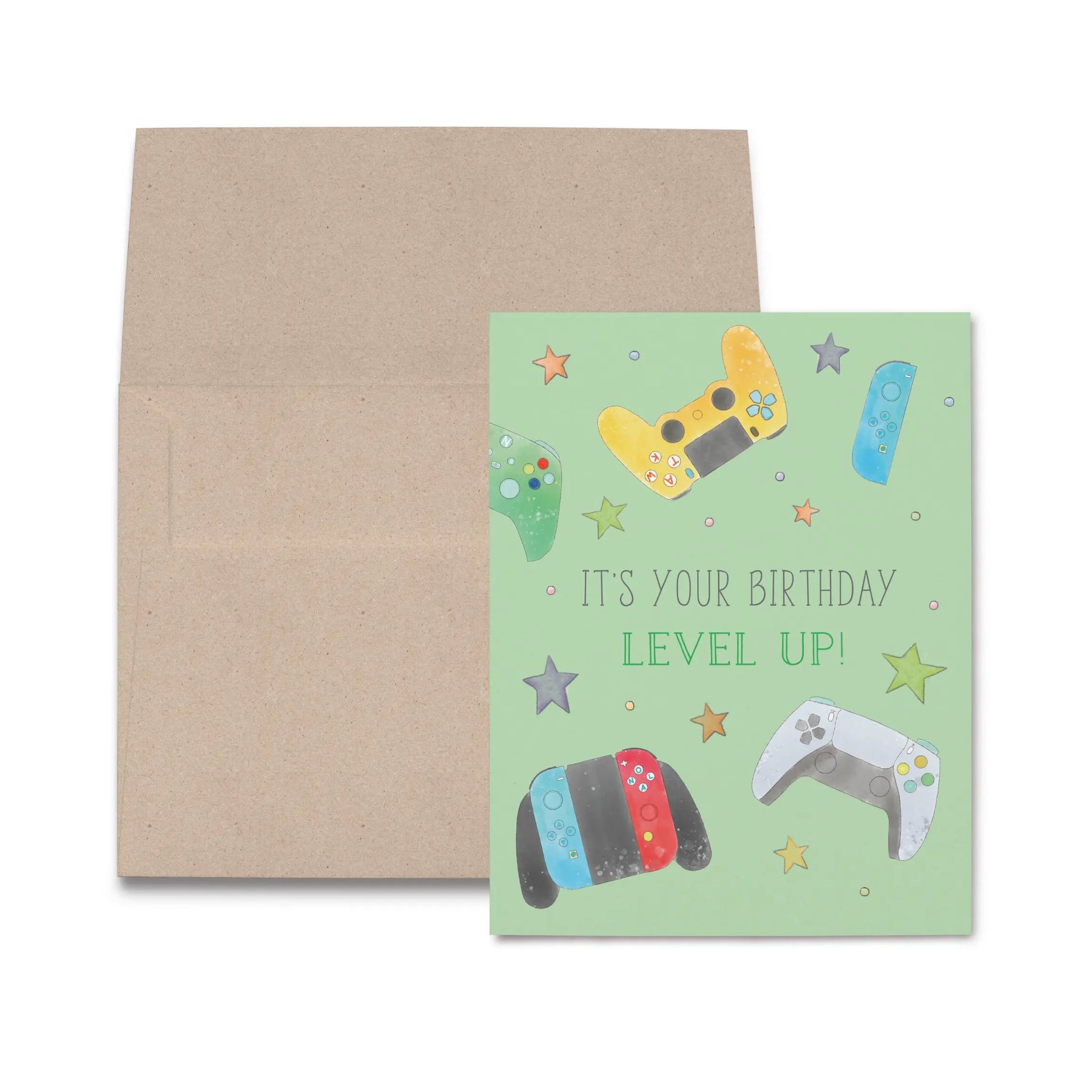 Level Up Birthday Card Nola Tawk