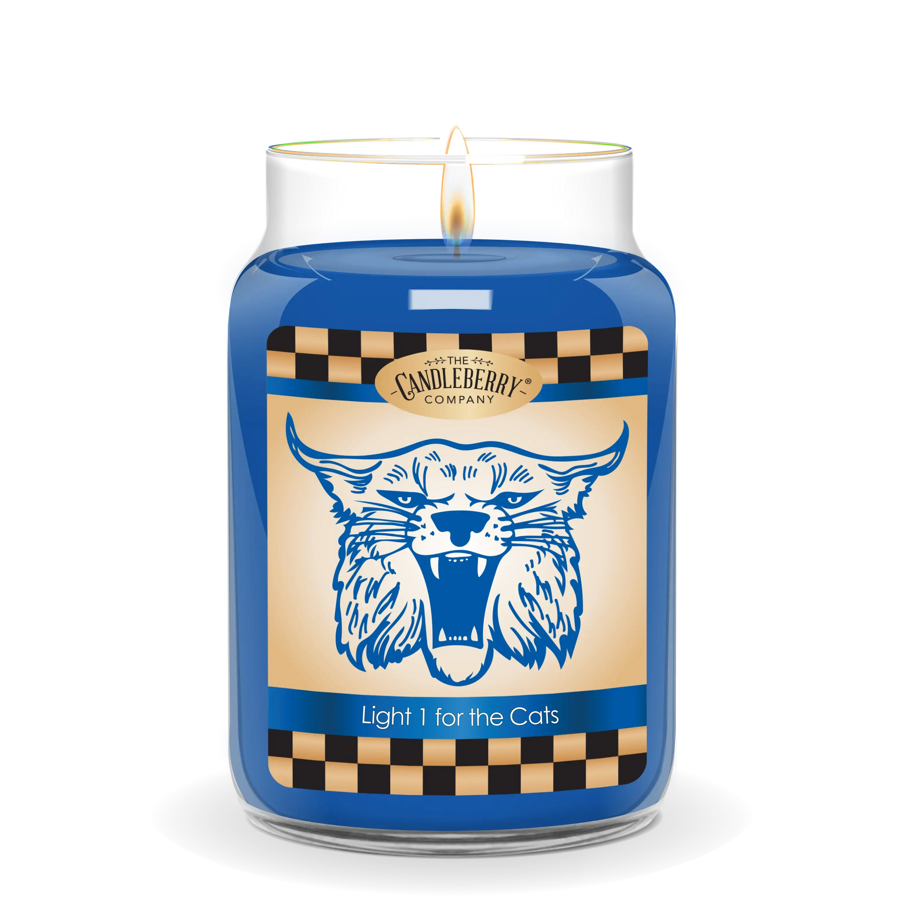 Light One For The Cats™, Large Jar Candle (Collective) by The Candleberry® Candle Company, scented candle detail photo 2