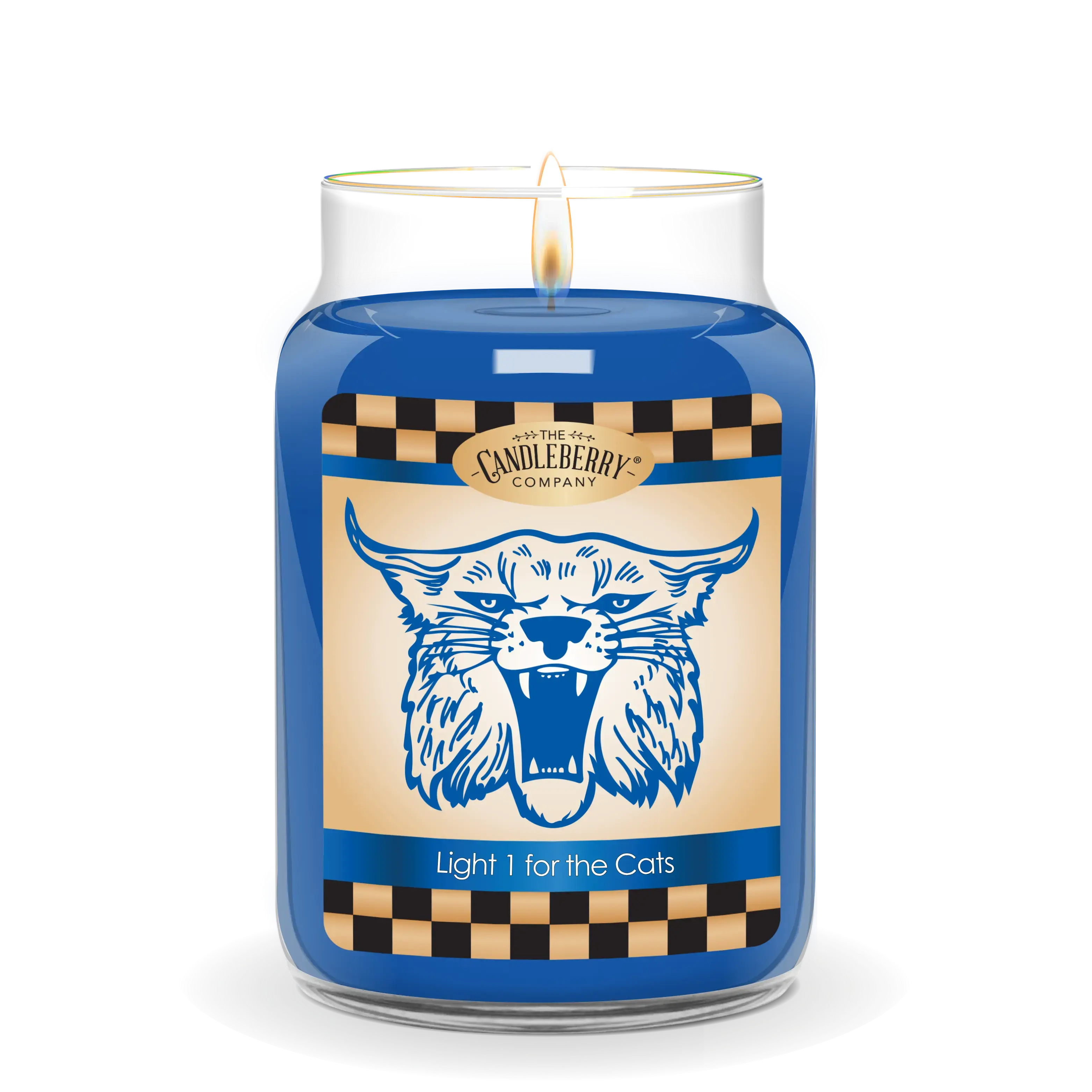 Light One For The Cats™, Large Jar Candle (Collective) by The Candleberry® Candle Company, scented candle detail photo 2