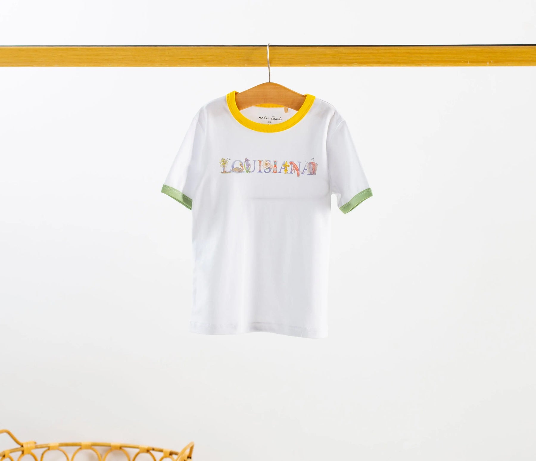Lil' Louisiana Organic Cotton Tee by Nola Tawk, Southern lifestyle apparel main product photo