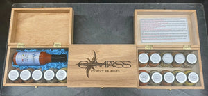 Limited Edition Wooden 10 Sample Box Compass Point