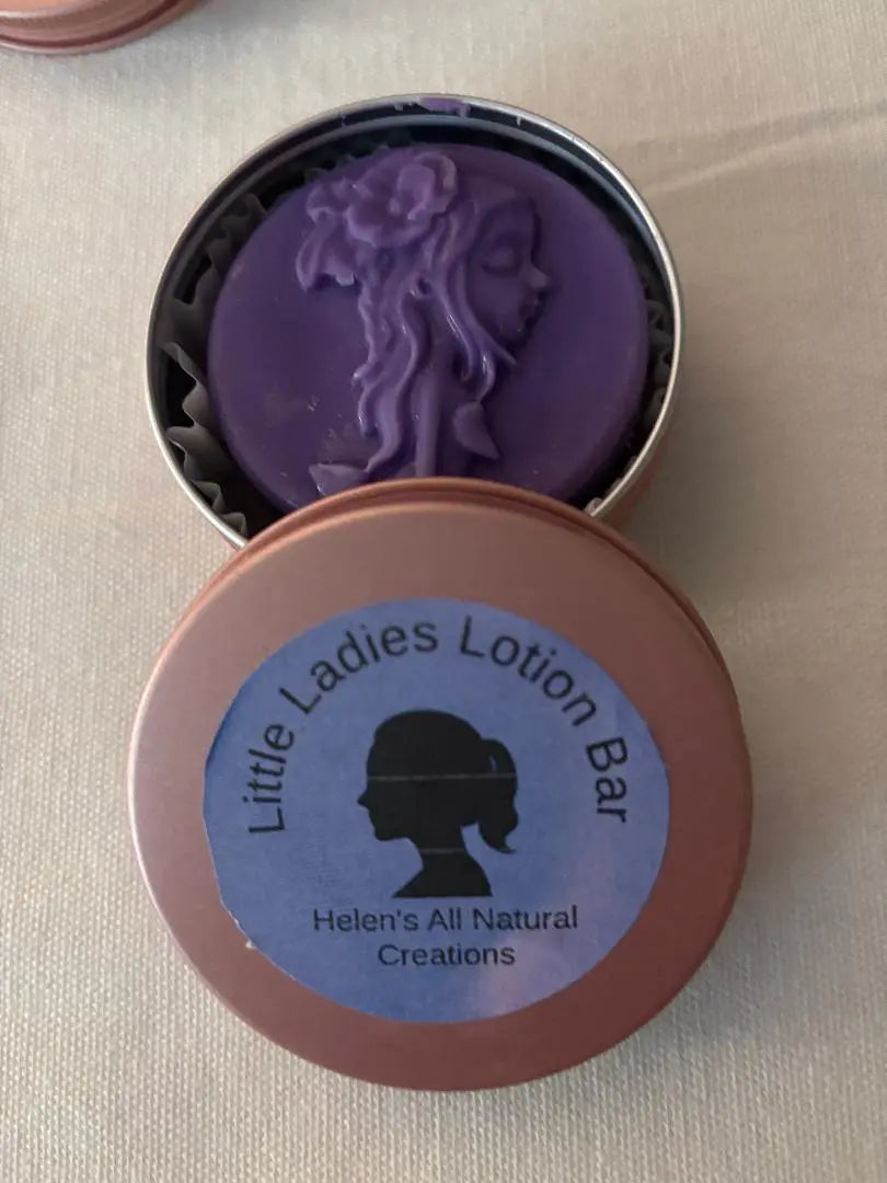 Little Ladies Lotion Bar by Helen's All Natural Creations, natural skincare detail photo 3