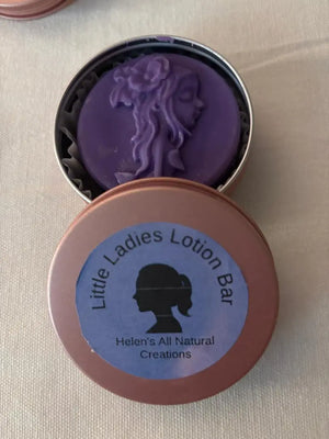 Little Ladies Lotion Bar by Helen's All Natural Creations, natural skincare detail photo 3