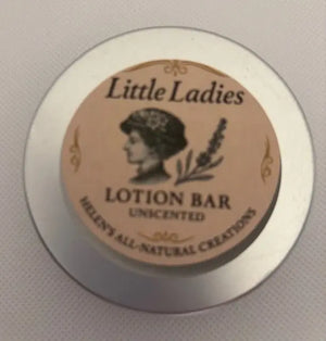 Little Lady Lotion Bar Unscented by Helen's All Natural Creations, scented candle detail photo 3
