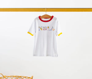 Little NOLA Organic Cotton Tee Nola Tawk