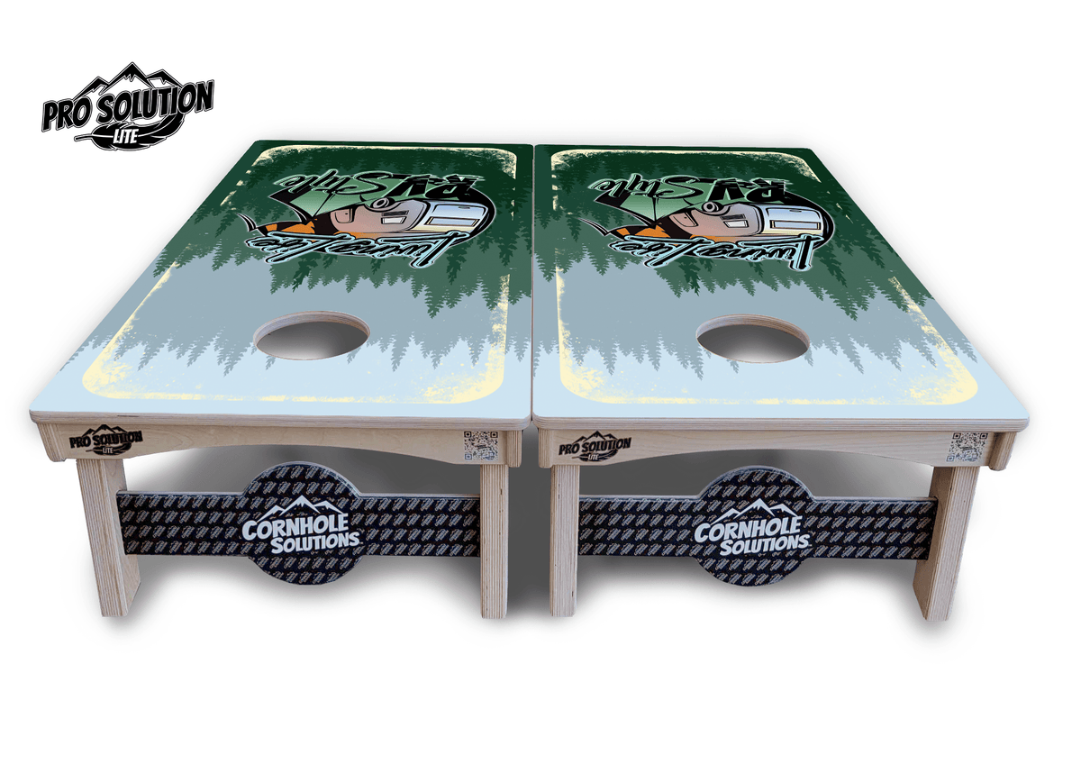 Living Life RV Style Cornhole Boards – Pro Lite or Pro Elite