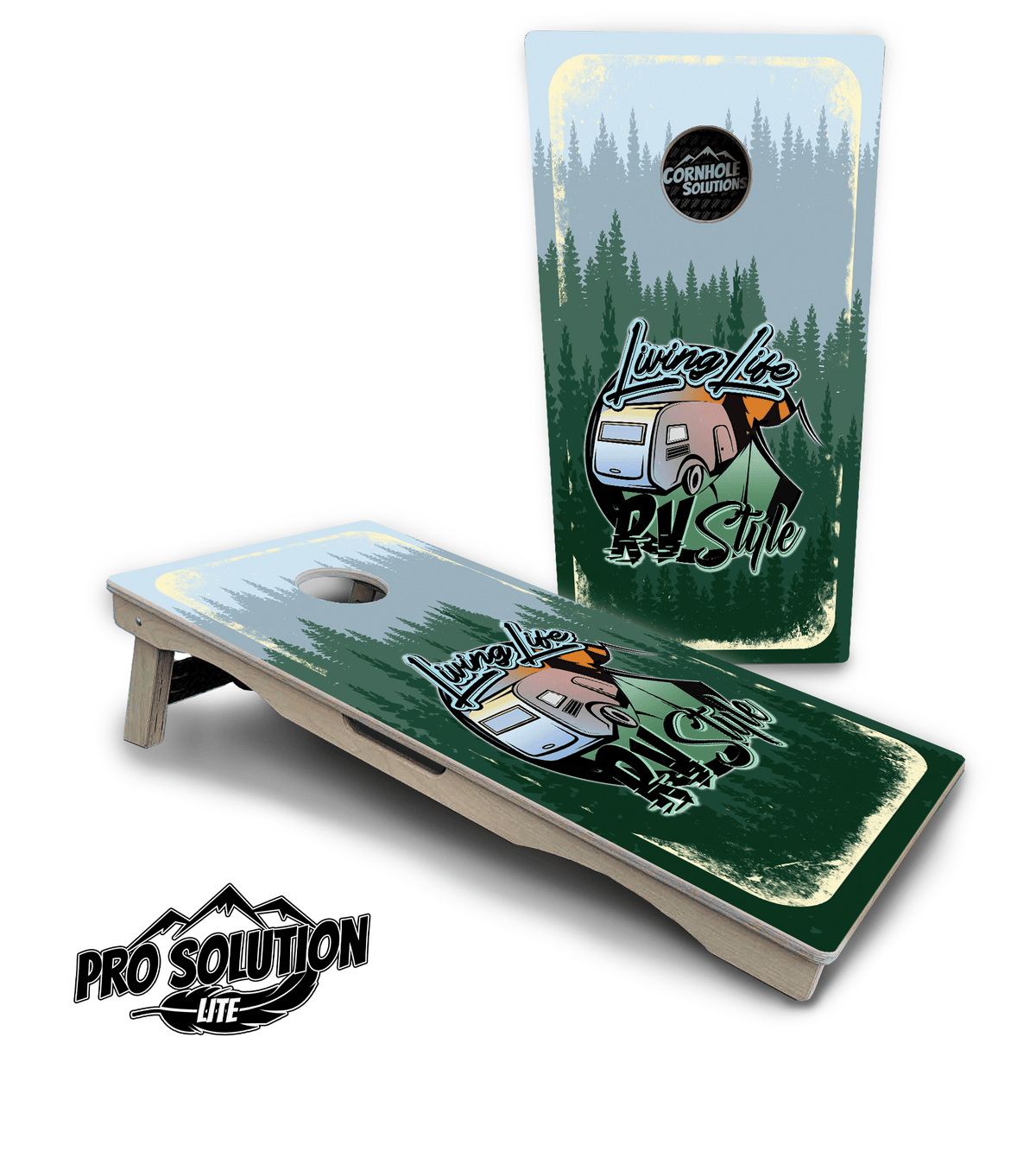 Living Life RV Style Cornhole Boards – Pro Lite or Pro Elite