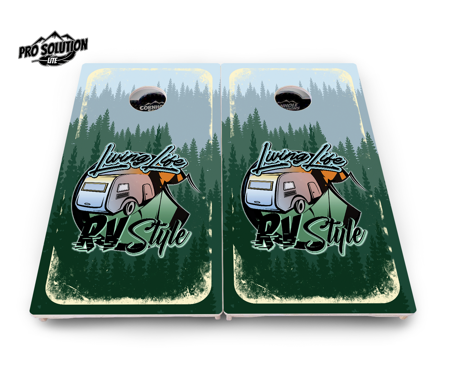 Living Life RV Style Cornhole Boards - Pro Solution Lite Series Cornhole Solutions