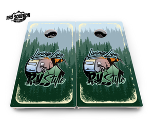 Living Life RV Style Cornhole Boards - Pro Solution Lite Series Cornhole Solutions