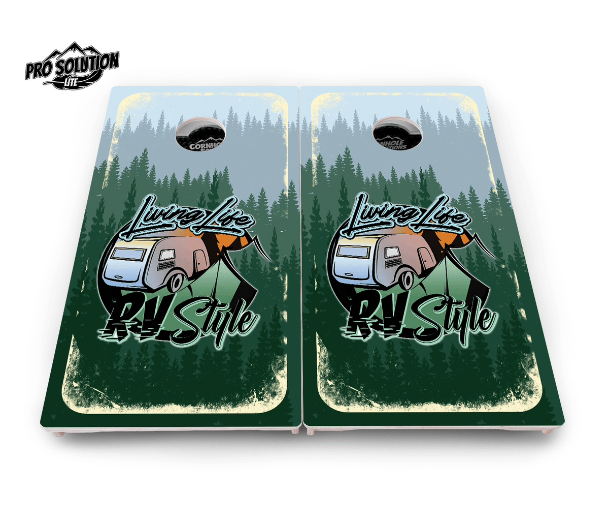 Living Life RV Style Cornhole Boards – Pro Lite or Pro Elite