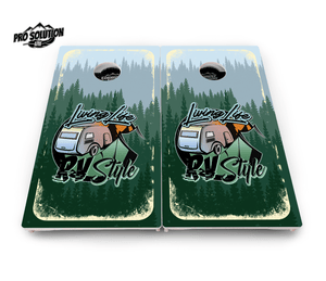Living Life RV Style Cornhole Boards – Pro Lite or Pro Elite