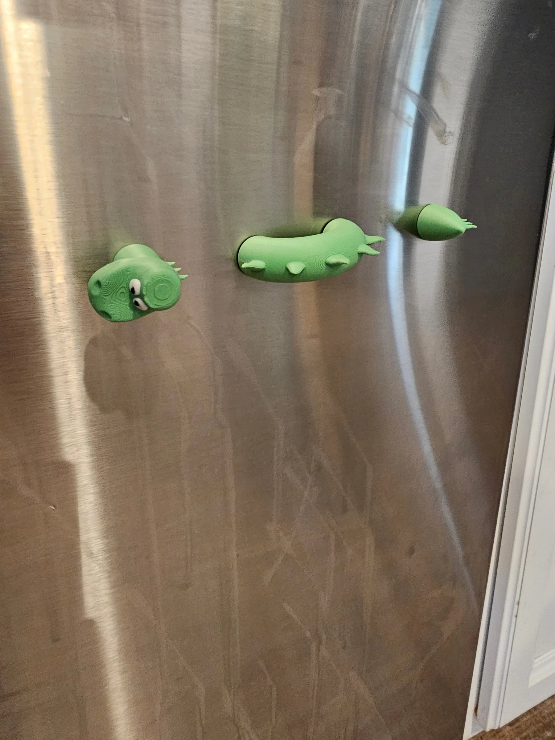 Loch Ness Monster Fridge Magnet – 3-Piece Nessie Set by The Tween Space, Southern home decor detail photo 2