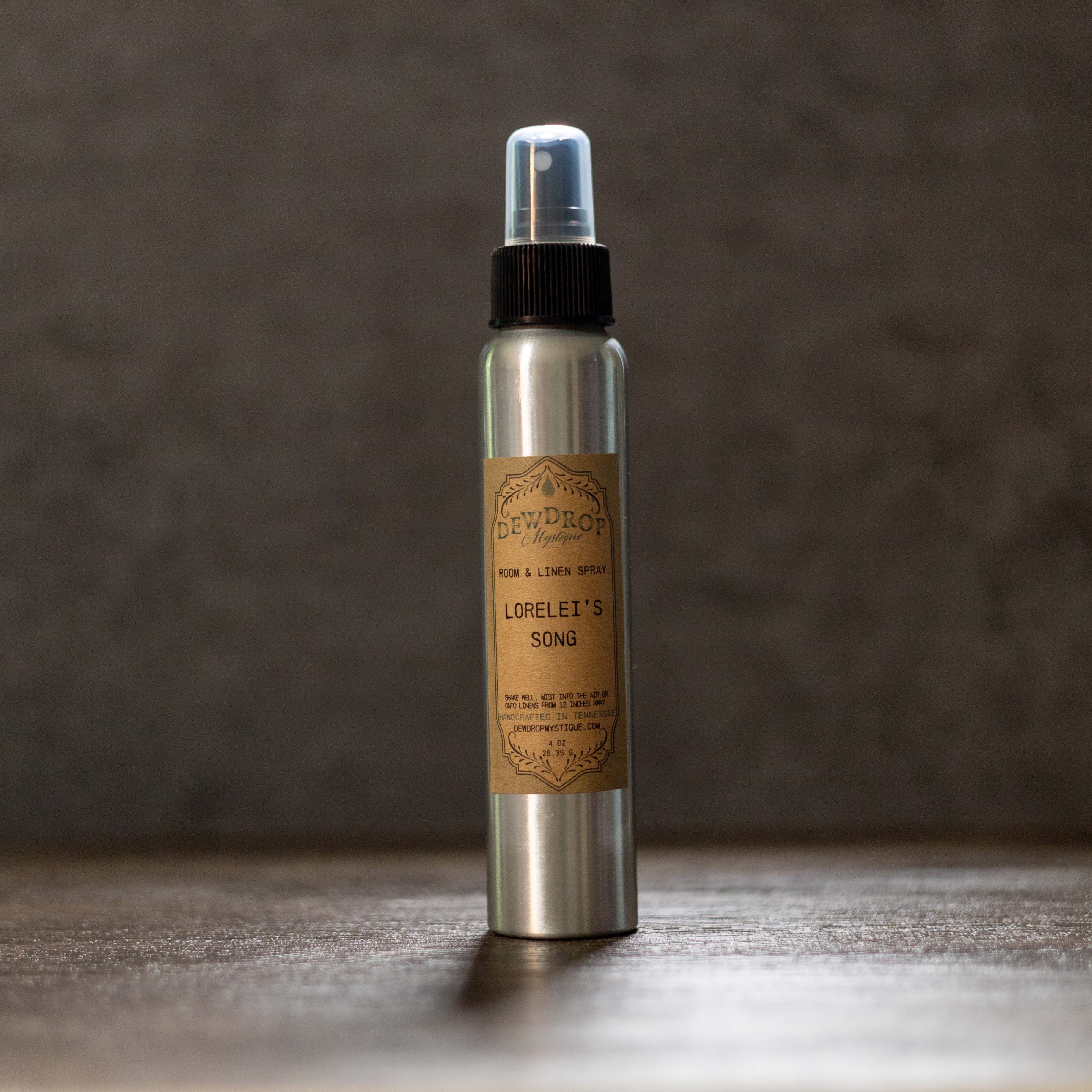 Lorelei's Song Room Spray by Dewdrop Mystique LLC, scented candle detail photo 2