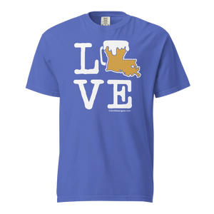 Louisiana Beer Mug Tee – LOVE - COMFORT COLORS BRAND TEE Drink Beer Gear