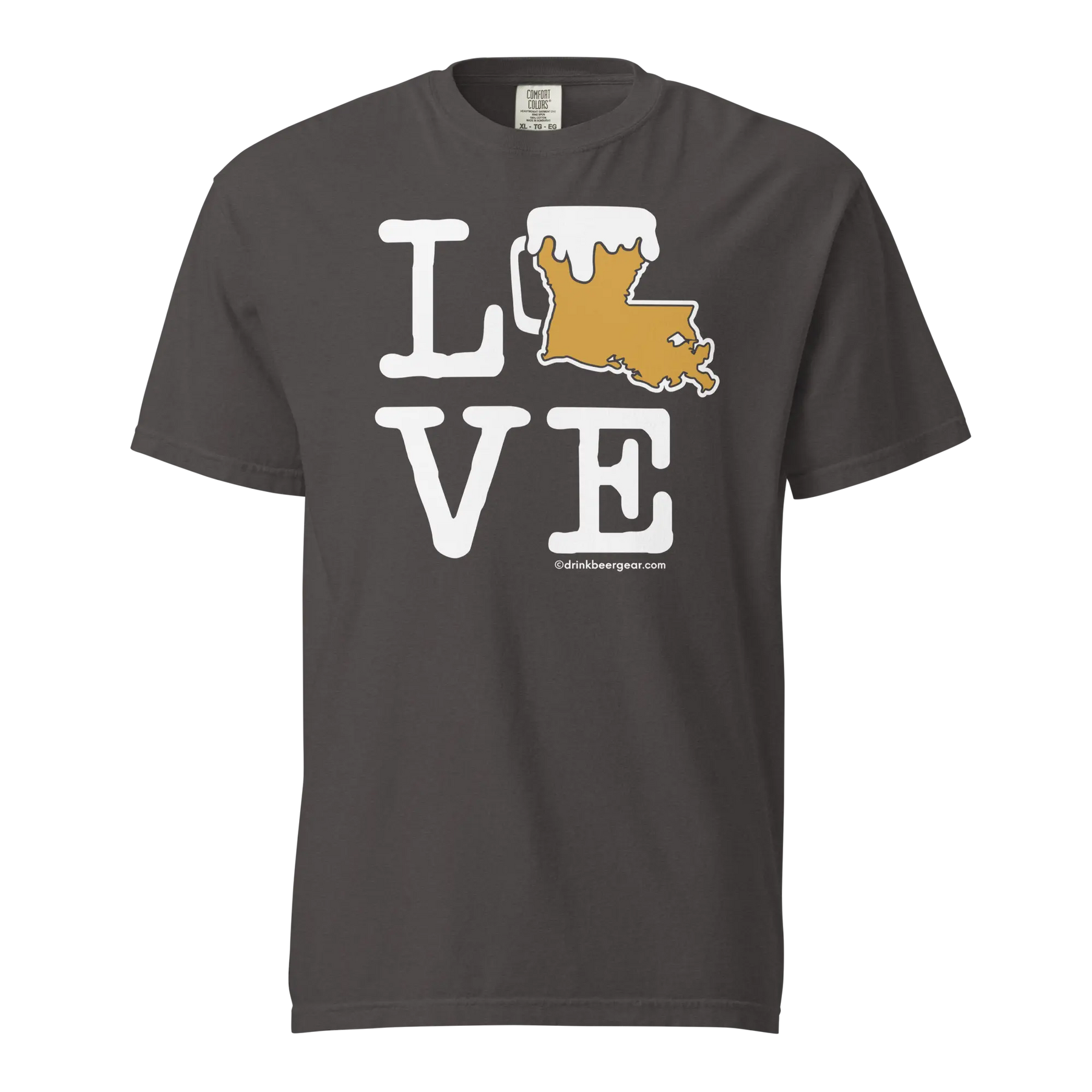 Louisiana Beer Mug Tee – LOVE - COMFORT COLORS BRAND TEE Drink Beer Gear