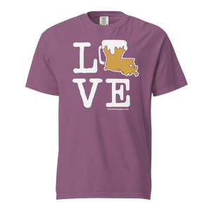 Louisiana Beer Mug Tee – LOVE - COMFORT COLORS BRAND TEE Drink Beer Gear