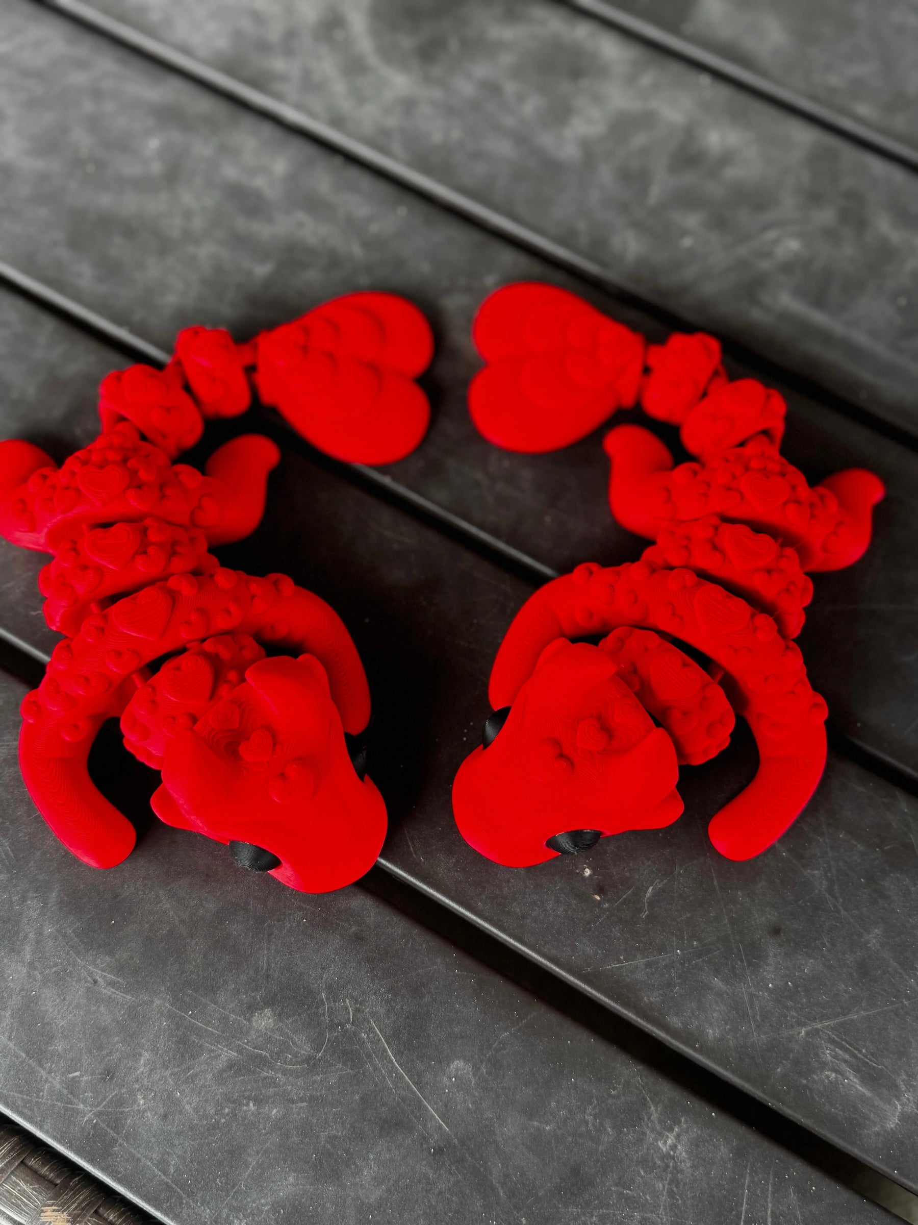 Love Dragon 3D Printed Fidget Toy | Valentine Fantasy Sensory Toy by Mushroom Lady Co, paper gift detail photo 2