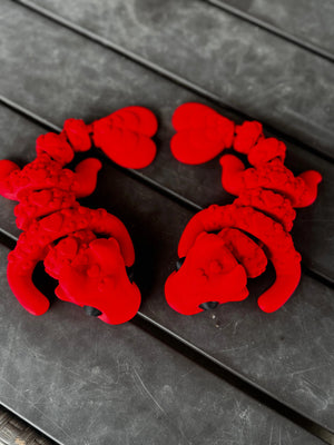 Love Dragon 3D Printed Fidget Toy | Valentine Fantasy Sensory Toy by Mushroom Lady Co, paper gift detail photo 2