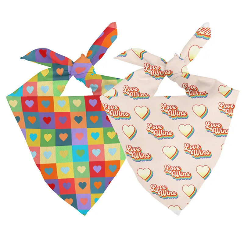 Love Wins Dog Bandana by Dog Bandana Co., pet accessory main product photo