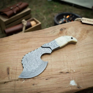 Damascus Steel Axe Viking Axe Hatchet Axe Bearded Axe Tomahawk