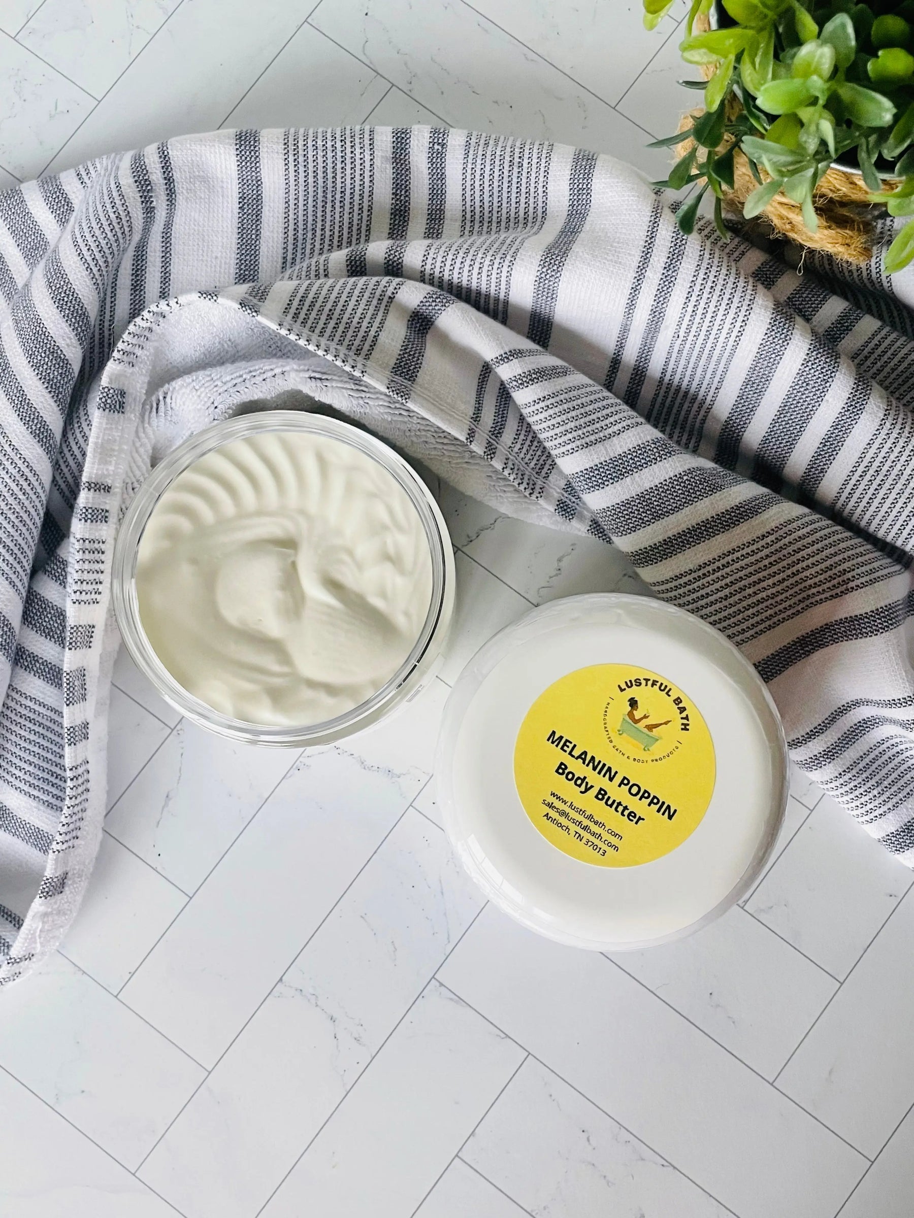 Melanin Popping Body Butter by Lustful Bath, LLC, natural skincare detail photo 4