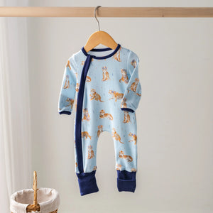 MVC: Alabama (AU Tigers) Organic Cotton Kids Pajamas (Blue) Nola Tawk