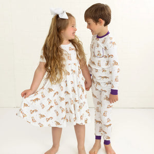 MVC: Louisiana Tigers Organic Cotton Twirl Dress Nola Tawk