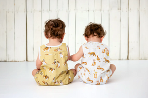 MVP: Louisiana Saints Organic Muslin Shortalls Nola Tawk