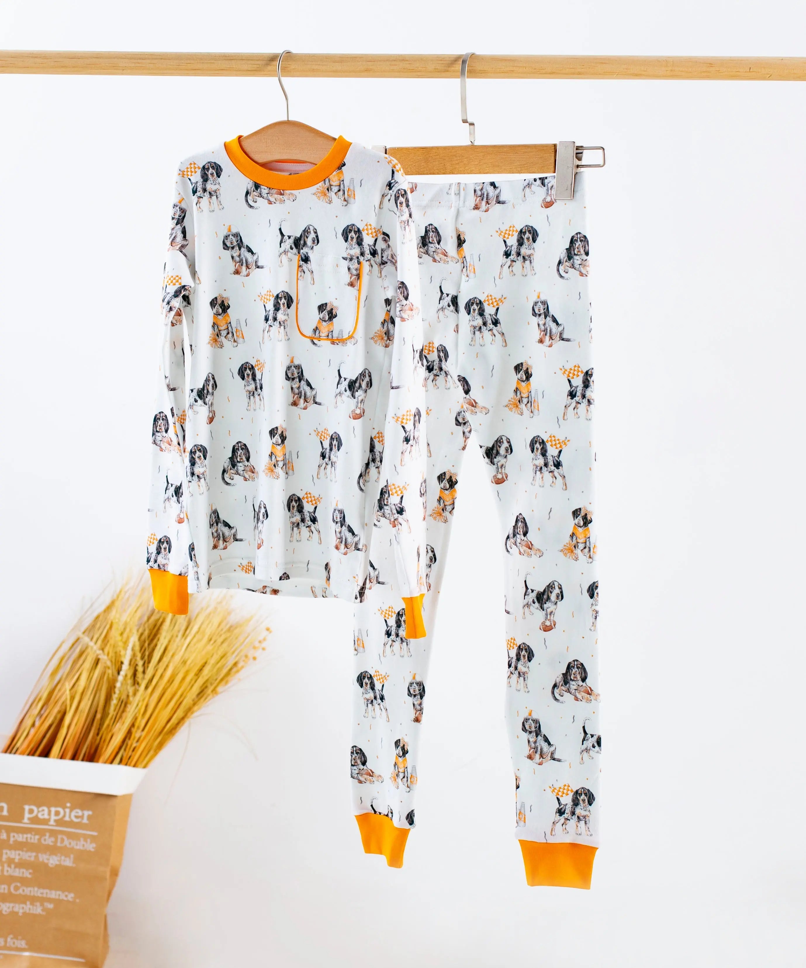 MVP: Tennessee Organic Cotton Pajama Set by Nola Tawk, Southern food gift main product photo