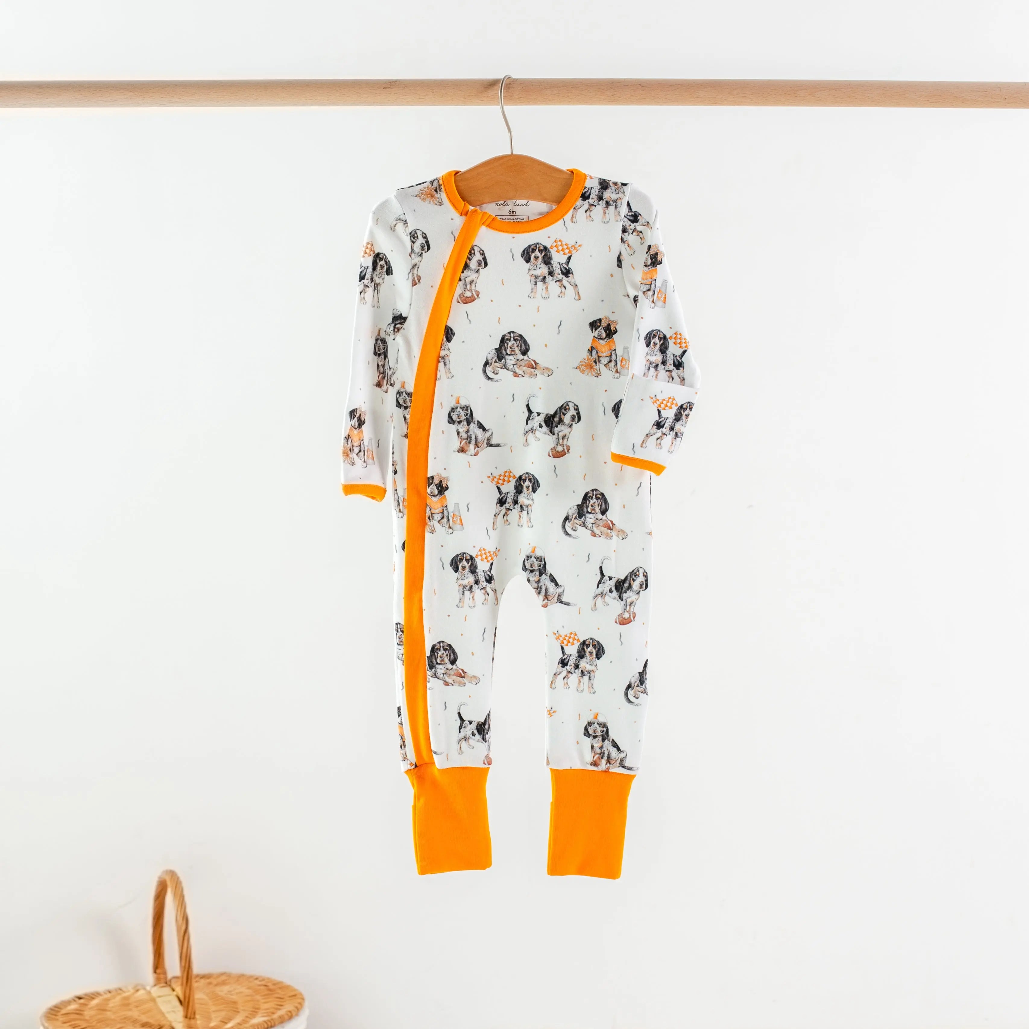 MVP: Tennessee Organic Cotton Pajama Set by Nola Tawk, Southern food gift detail photo 2