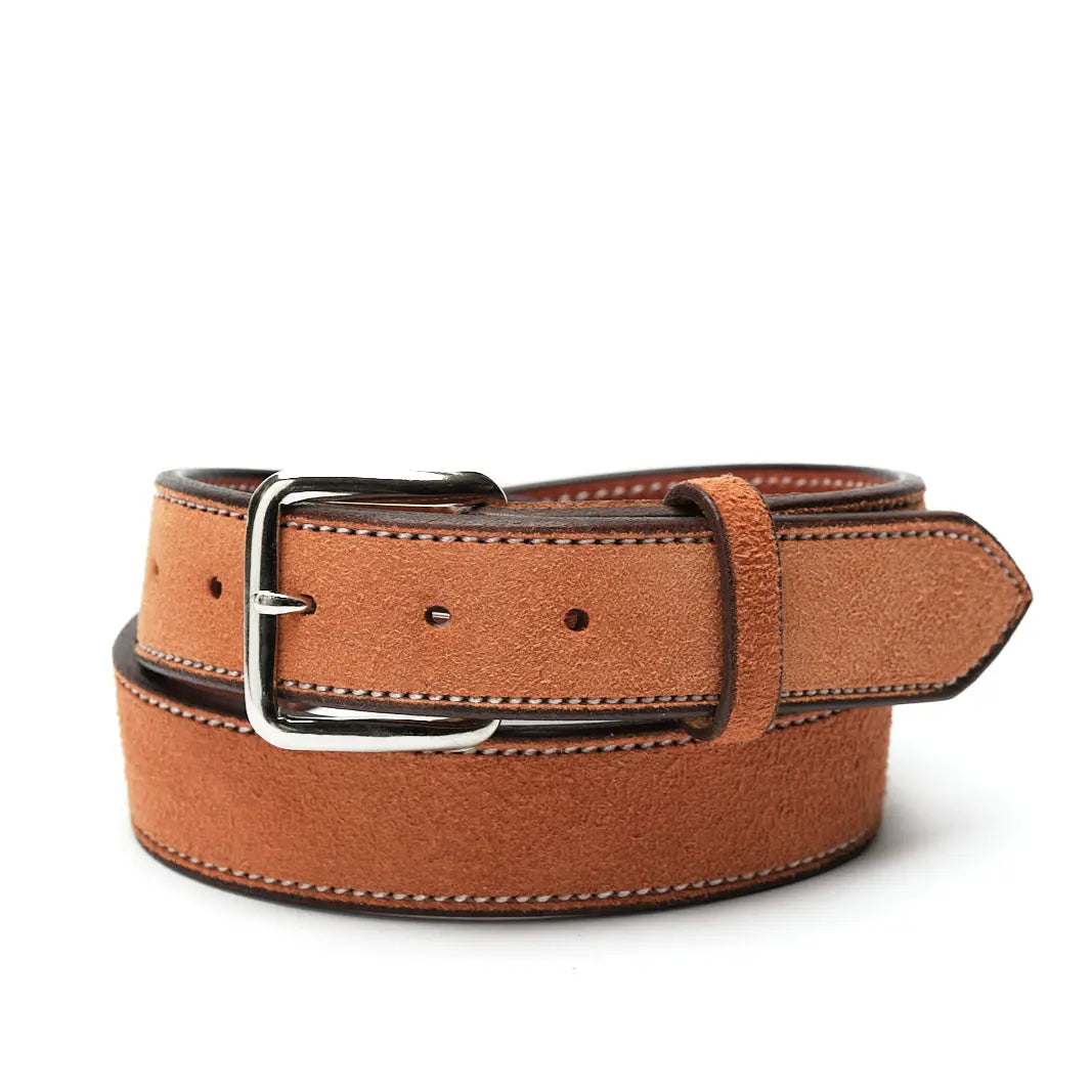 Mahogany Roughout - 48 by Texas Saddlery, handmade leather goods main product photo