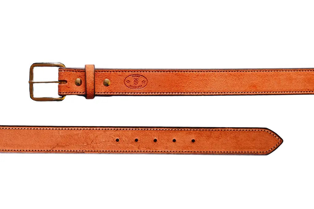 Mahogany Roughout - 48 by Texas Saddlery, handmade leather goods detail photo 2