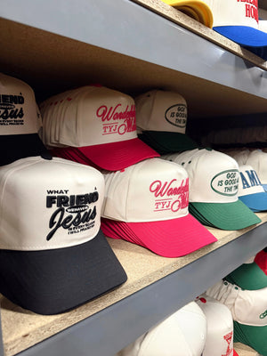 Make Heaven Crowded - Denim Vintage Trucker Hat KenzKustomz