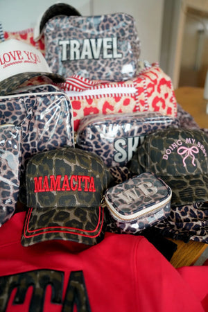 Mamacita - Leopard Vintage Hat by KenzKustomz, Southern lifestyle apparel detail photo 12