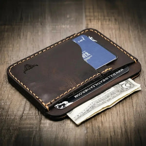 Mansfield Minimalist Wallet shown from an angled view